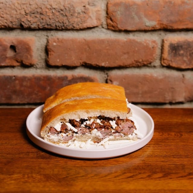 Sloppy Gino Sandwich.