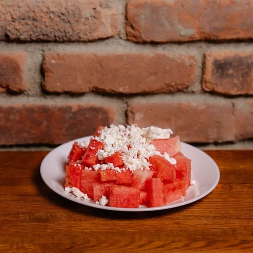 Watermelon and Feta Salad.