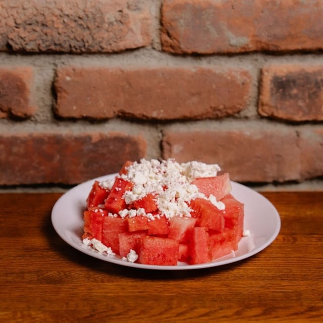 Watermelon and Feta Salad.