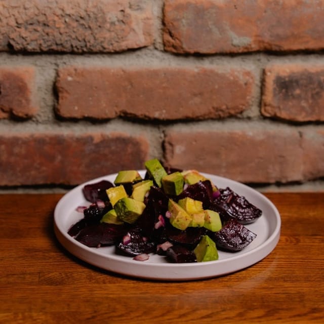 Avocado and Roasted Beets Salad.
