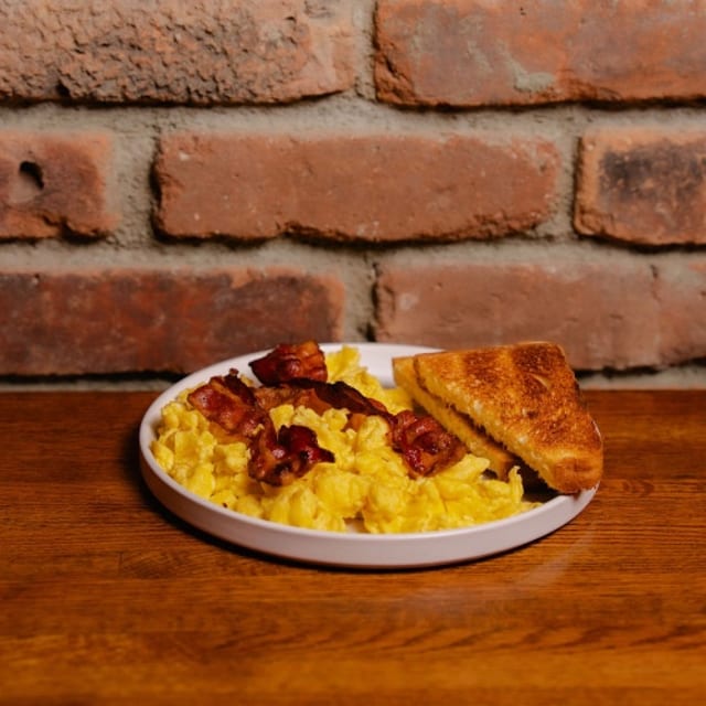 Scrambled Eggs & Bacon.