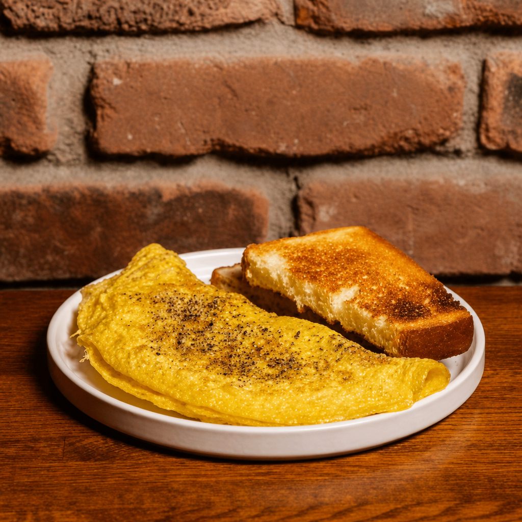 Ricotta Omelette.