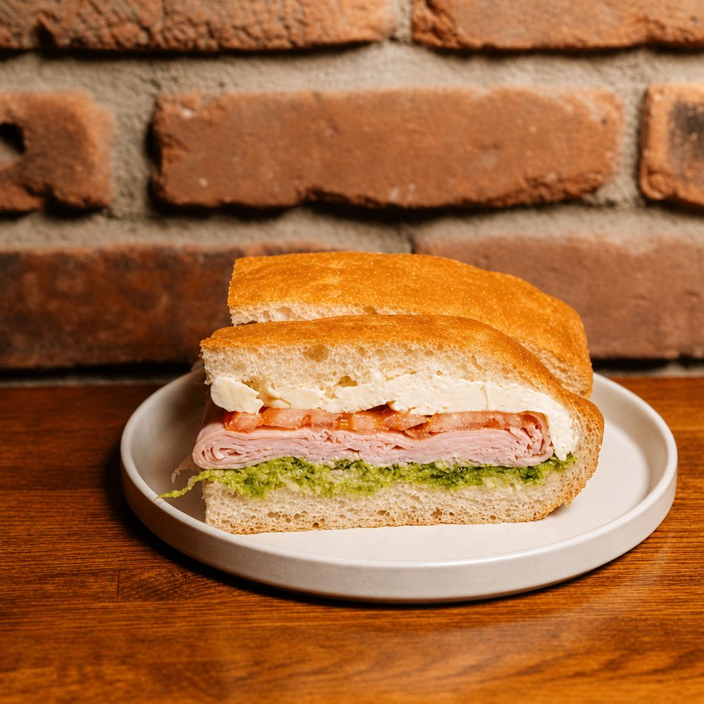 Black Forest Ham Sandwich.