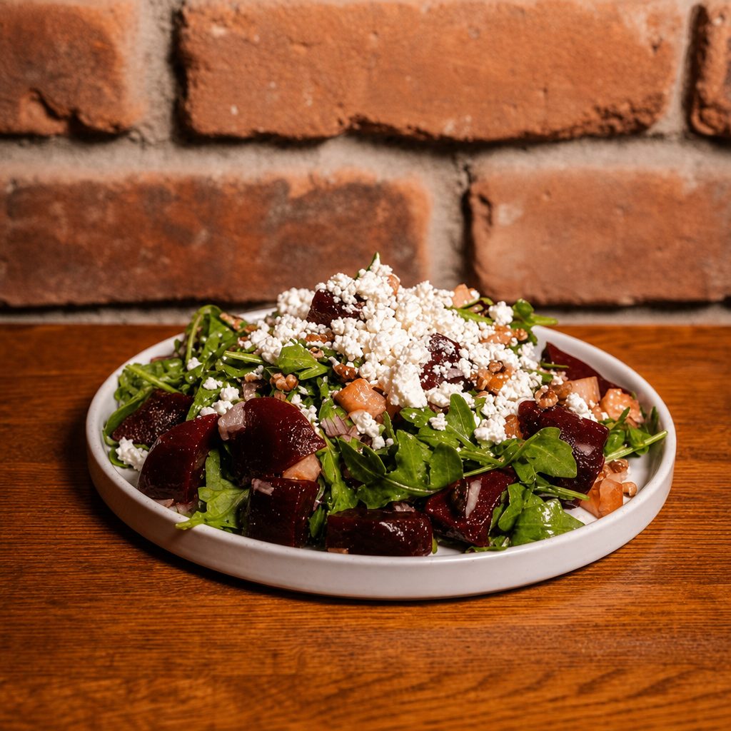 Beet and Goat Cheese Salad.