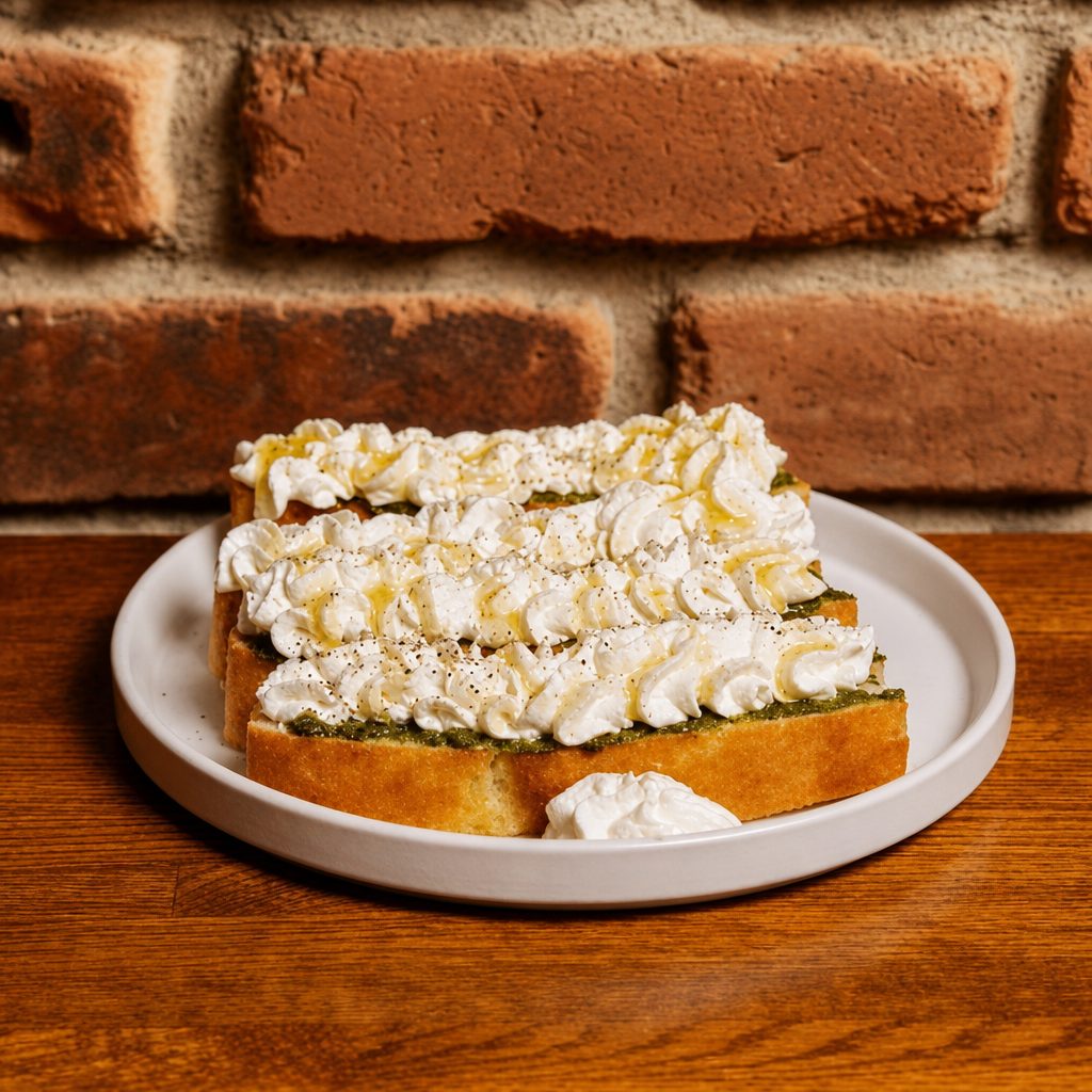 Ricotta and Honey Crostini.
