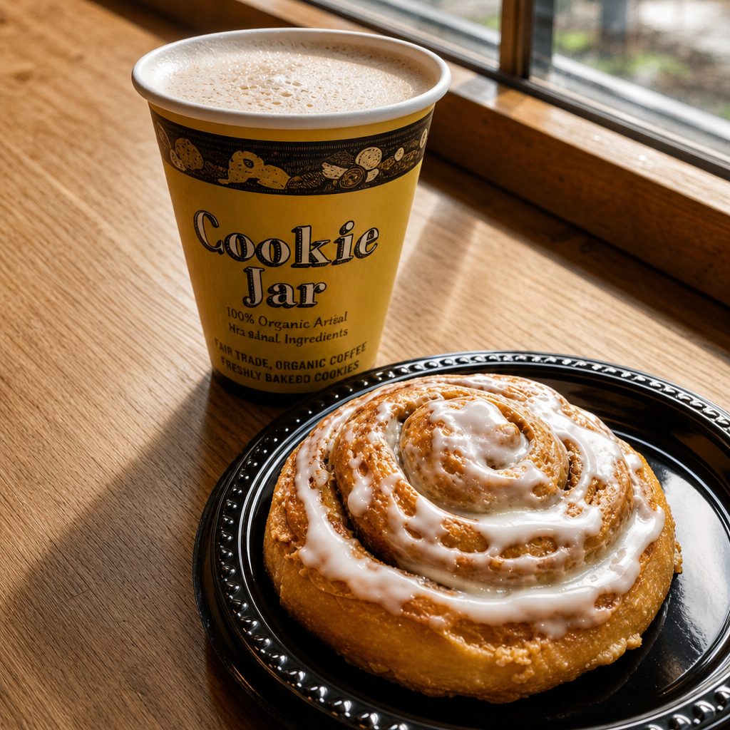 Cinnabun Coffee.