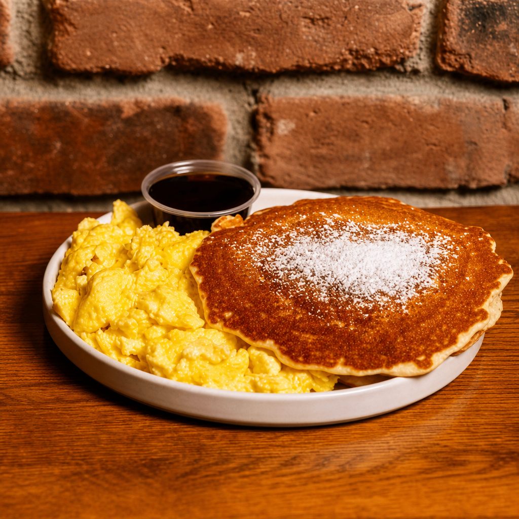 Cake & Eggs.