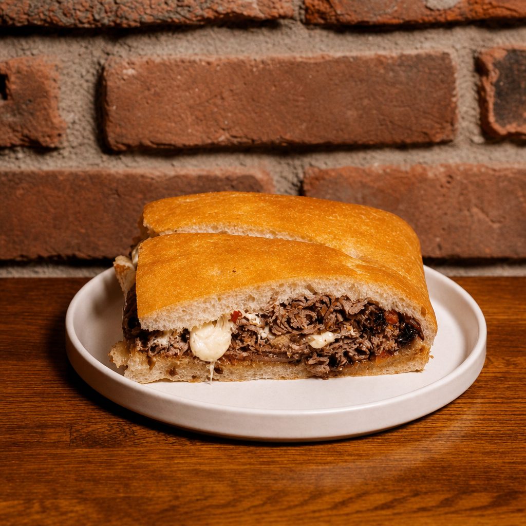 Hot Roast Beef Sandwich.