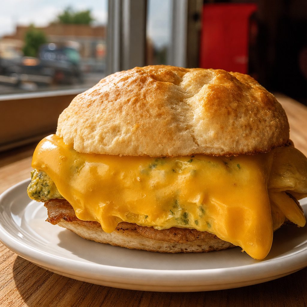 Egg & Cheese Sandwich.