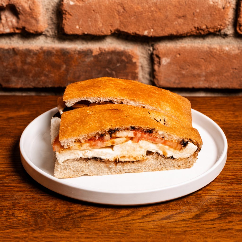 Tomato & Mozzarella Sandwich.