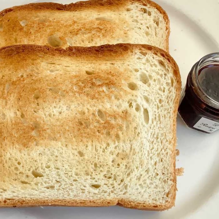 Brioche Toast with Jam.