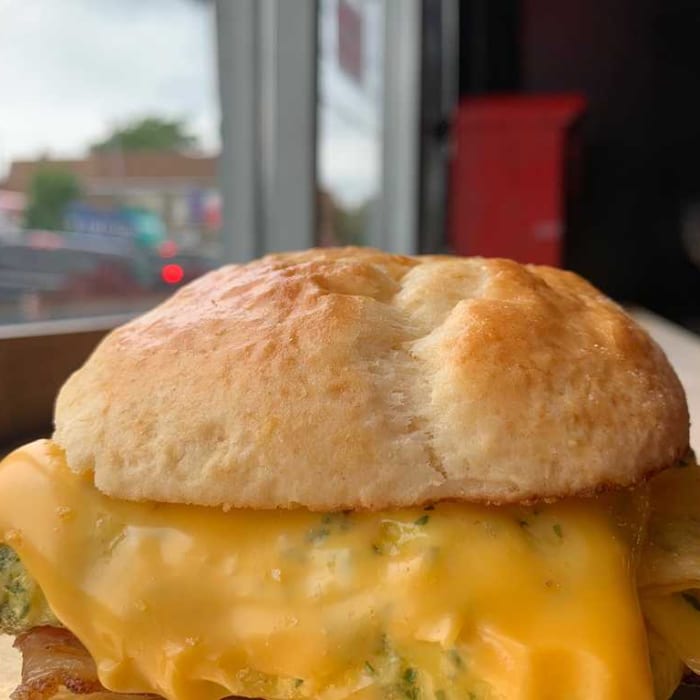 Egg & Cheese Sandwich.
