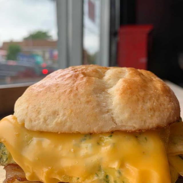 Egg & Cheese Sandwich.