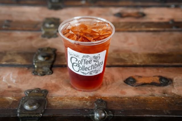 Iced Pomegranate Green Tea.